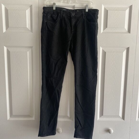 Adriano Goldschmied Women's Black The Stilt Cigarette Leg Skinny Jeans NEW 32R - Picture 1 of 8